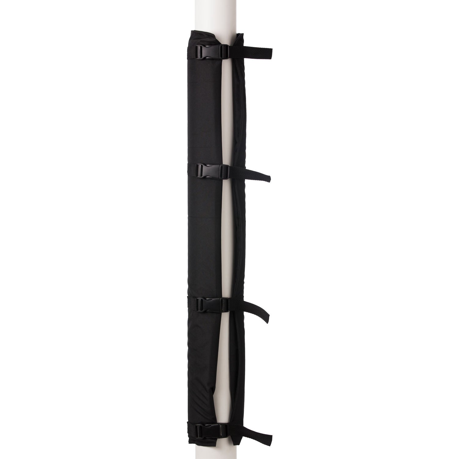 Black Padding for garage poles. Garage pole pad that secures to your garage pole to prevent dings and dents on your car door.