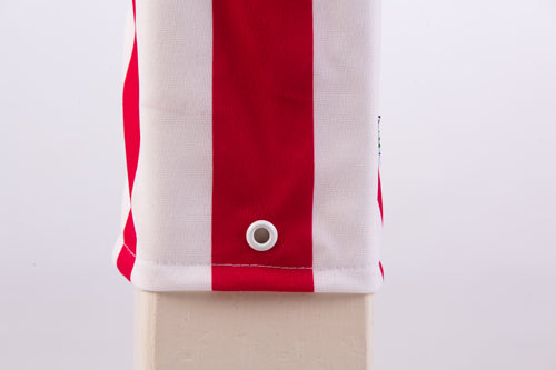 USA Flag boat dock post cover for 4x4 square boat dock post found in Okoboji. Stands 26" tall.