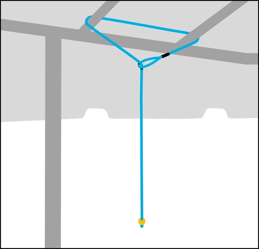 Boat dock safety cable provides stability when boarding or exiting a boat from a boat dock.  
