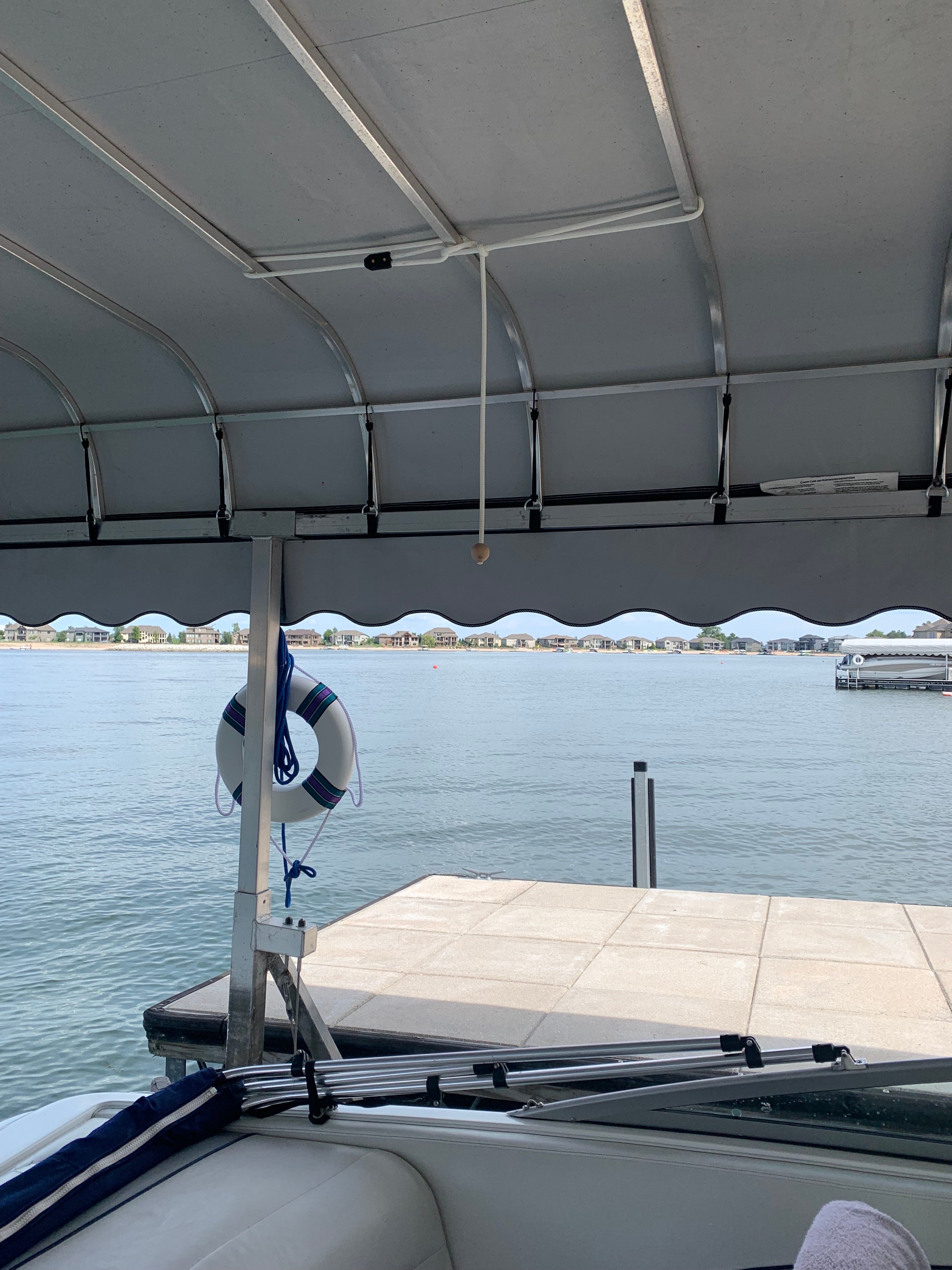 Mounting variation for Stable Cable. Drape it over 2 or 3 ribs to attain your desired height.