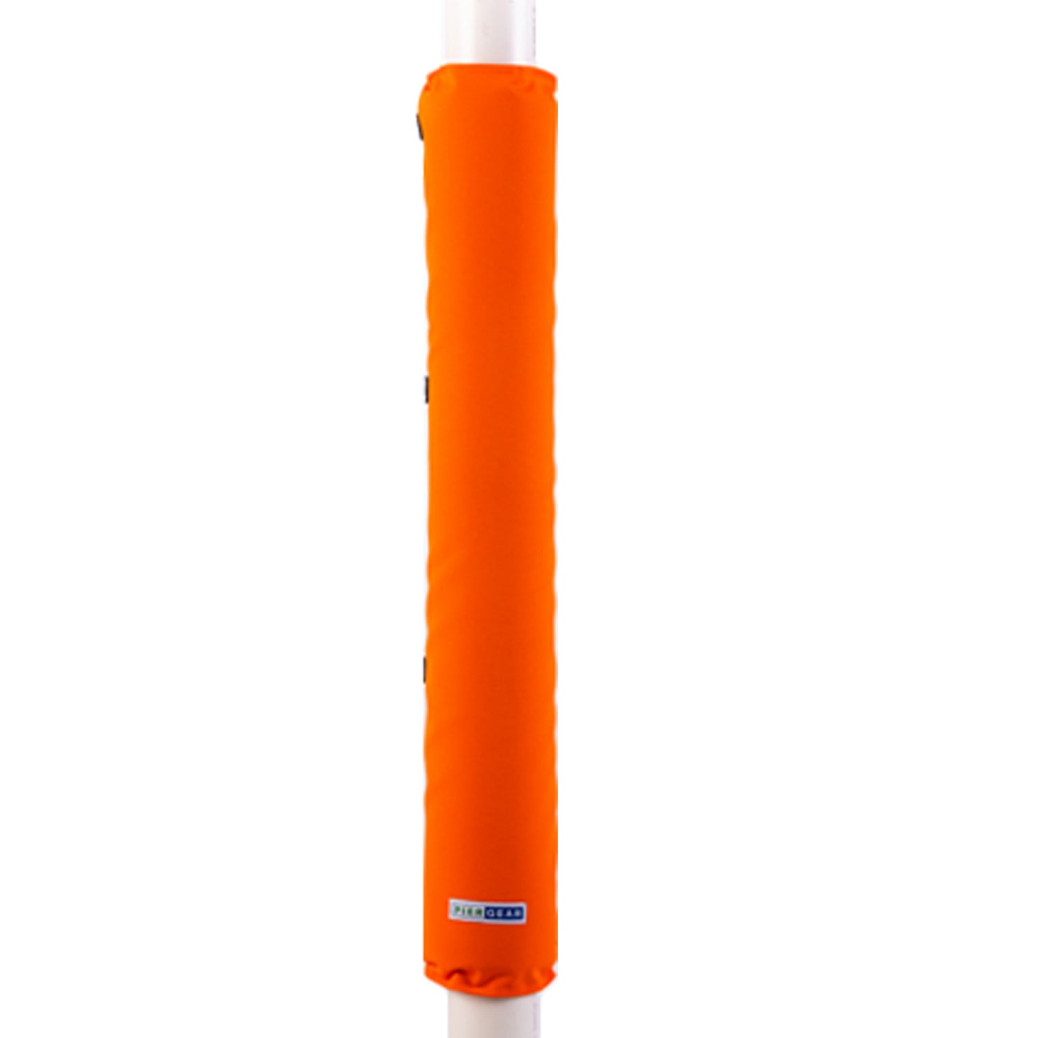 Orange Padding for garage poles. Garage pole pad that secures to your garage pole to prevent dings and dents on your car door.